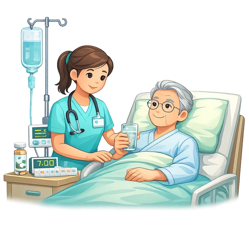 Caregiver for Elderly, Bedridden & Post-Hospital Care